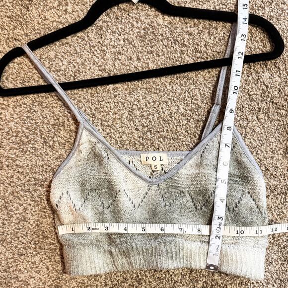 POL knit bra bralette Gray Size Small - Picture 4 of 4
